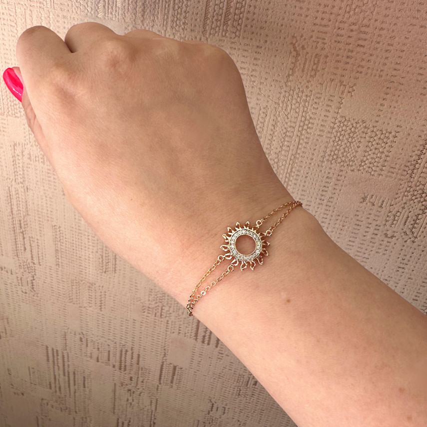 Браслет-амулет с солнцем, Xuping Jewelry