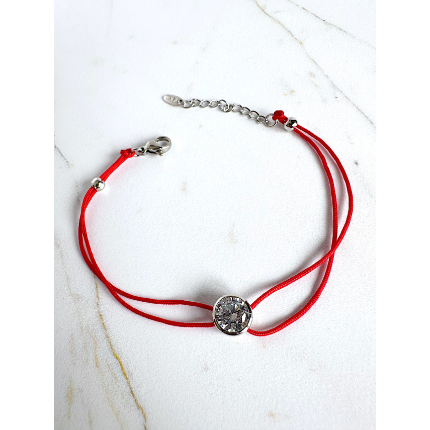 Браслет "Капля" с красной нитью, Xuping Jewelry