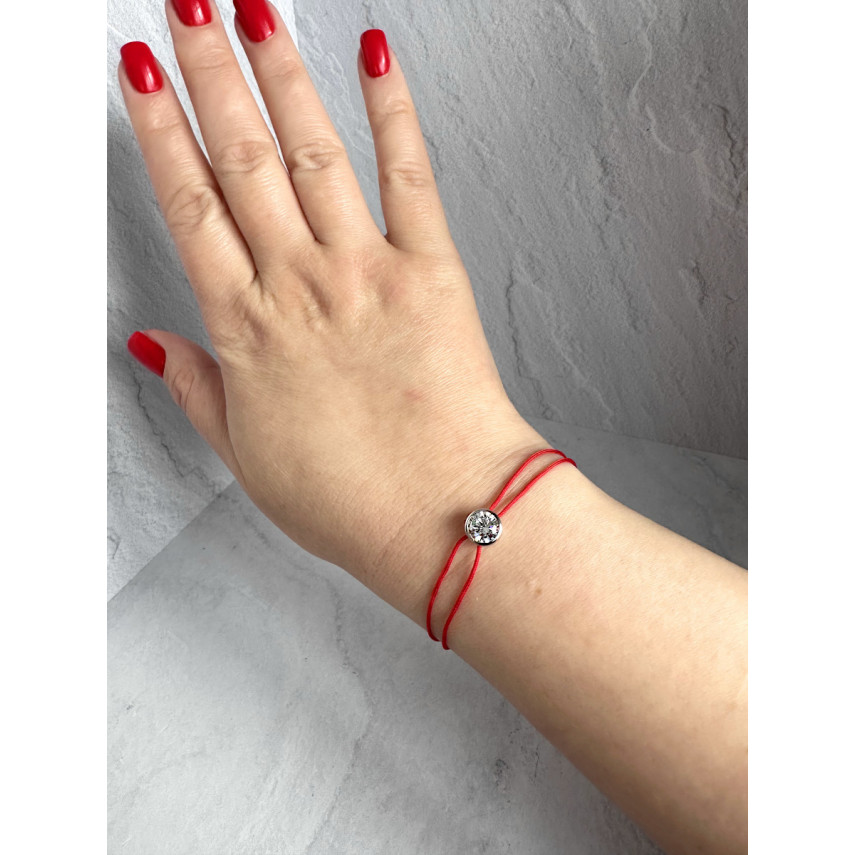 Браслет "Капля" с красной нитью, Xuping Jewelry