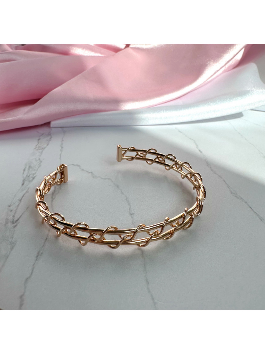 Жесткий браслет на руку в переплетенном дизайне, Xuping Jewelry
