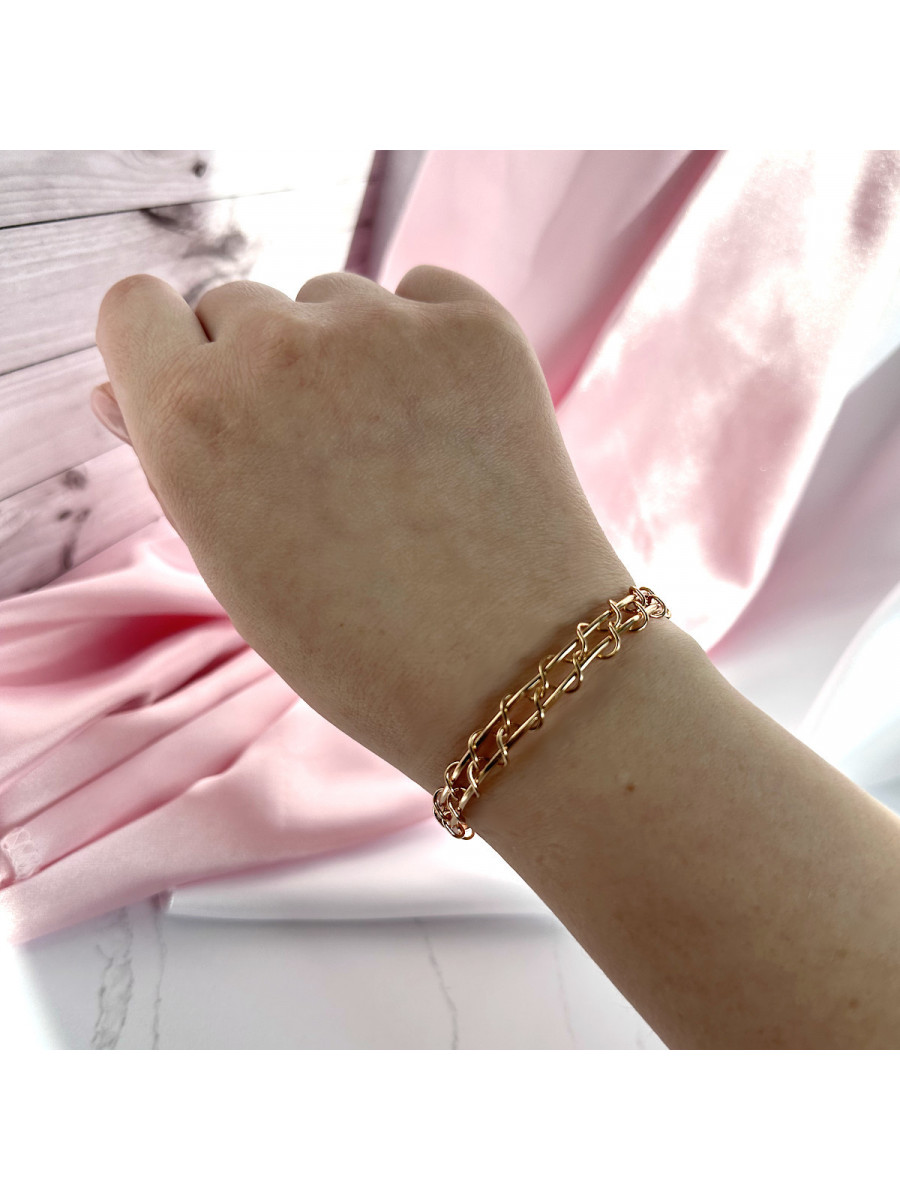 Жесткий браслет на руку в переплетенном дизайне, Xuping Jewelry