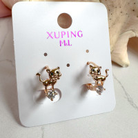Детские серьги "Котики", Xuping Jewelry
