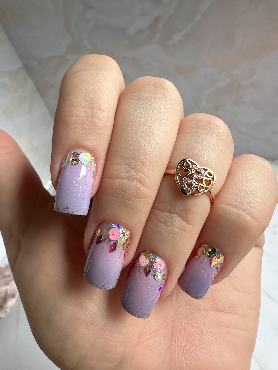 Кольцо на фалангу с узорчатым сердцем, Xuping Jewelry