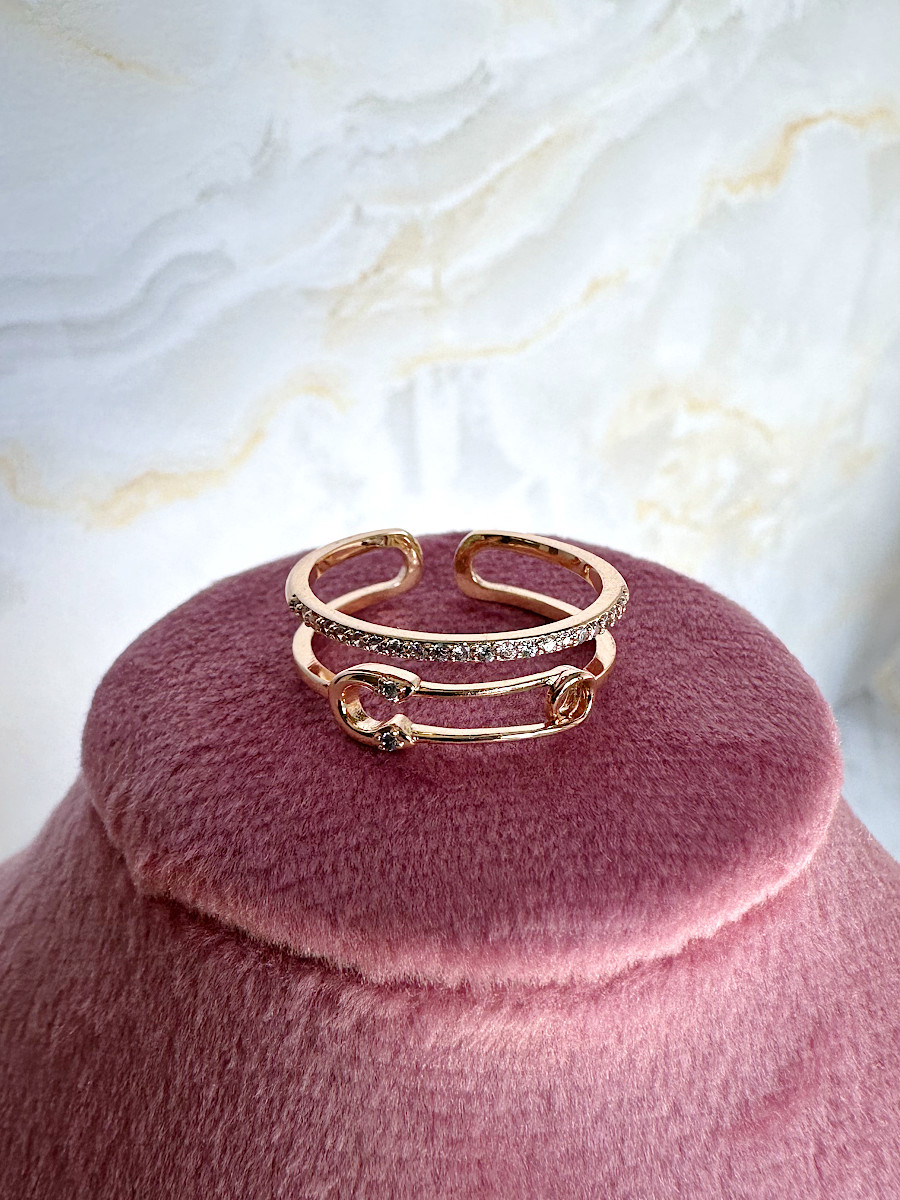 Кольцо-оберег с булавкой от сглаза (16-20), Xuping Jewelry