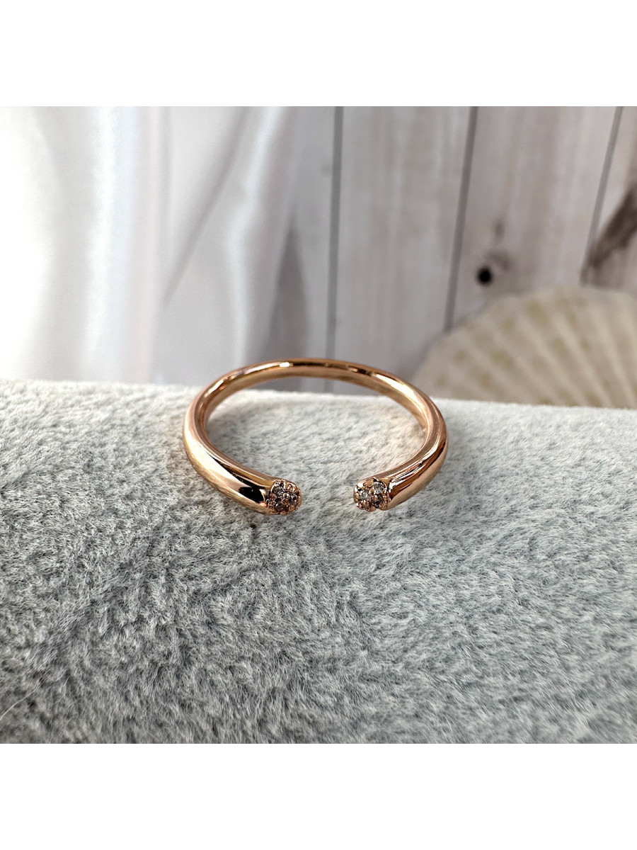 Кольцо "Есть контакт" (универсальный размер) в золоте, Xuping Jewelry Кольцо "Есть контакт" (универсальный размер) в золоте, Xuping Jewelry