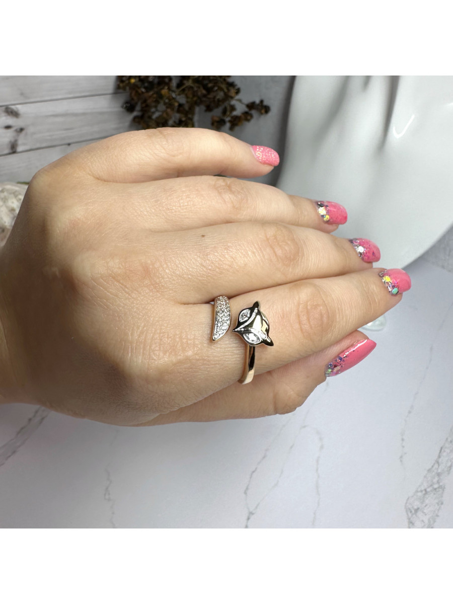 Женское кольцо на палец Лиса (позолота), Xuping Jewelry