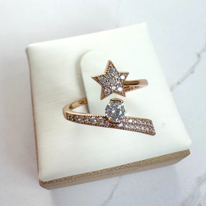 Кольцо Xuping Jewelry с луной и звездой, разъёмное