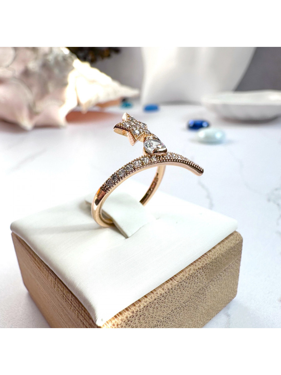 Кольцо Xuping Jewelry с луной и звездой, разъёмное Кольцо Xuping Jewelry с луной и звездой, разъёмное
