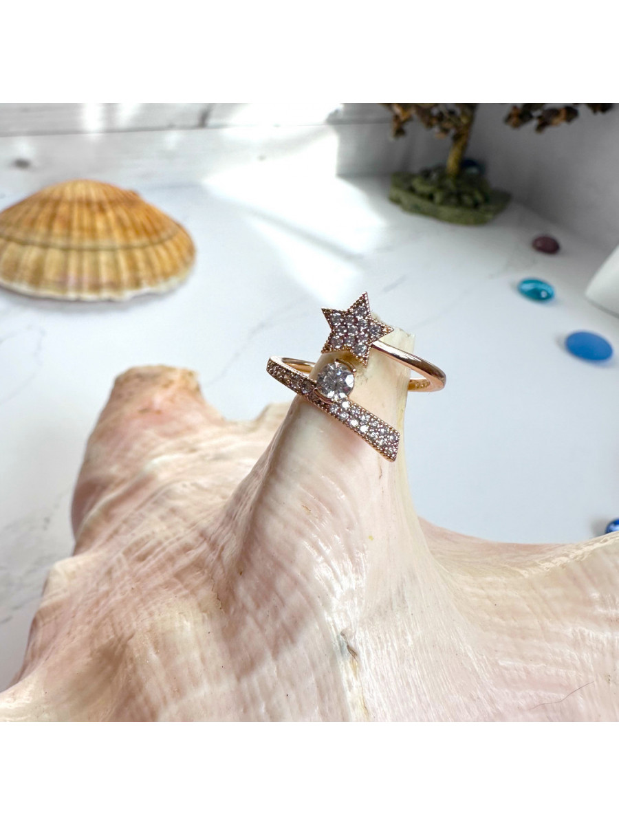 Кольцо Xuping Jewelry с луной и звездой, разъёмное Кольцо Xuping Jewelry с луной и звездой, разъёмное
