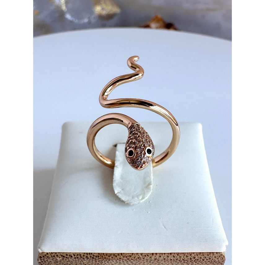 Кольцо со змеёй "Ползучая тайна" (16-20), Xuping Jewelry
