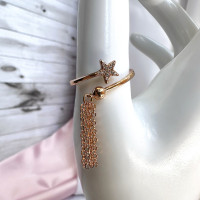 Кольцо со звездой и подвеской-кисточкой (16-21), Xuping Jewelry