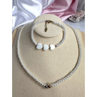 Комплект "Жемчужина гарема": колье и браслет от Xuping Jewelry