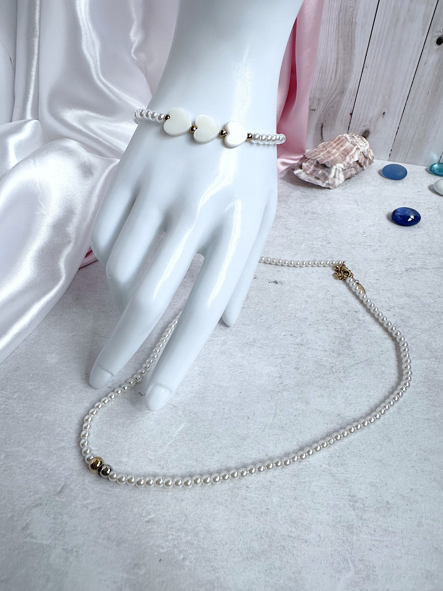 Комплект "Жемчужина гарема": колье и браслет от Xuping Jewelry Комплект "Жемчужина гарема": колье и браслет от Xuping Jewelry