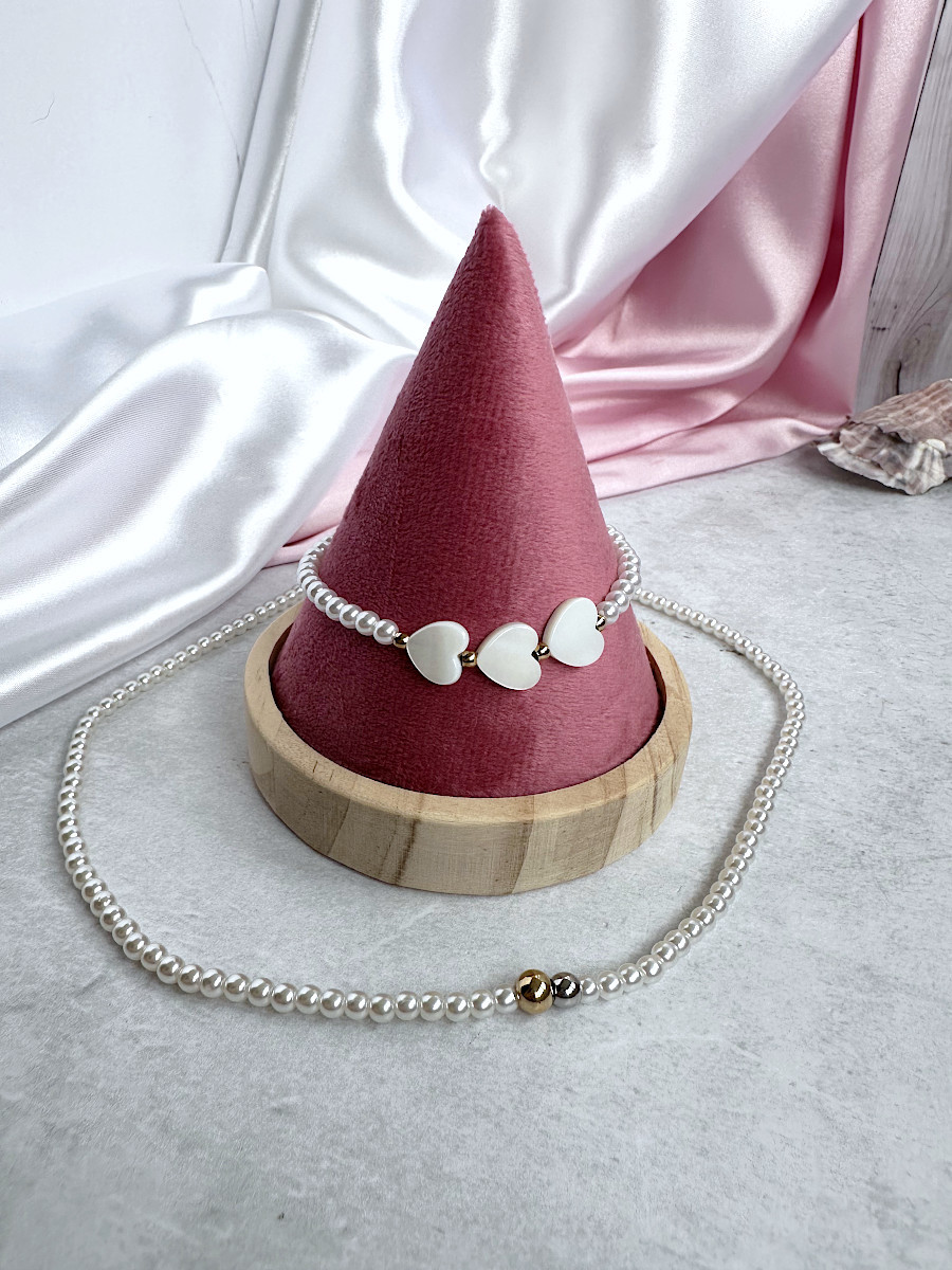 Комплект "Жемчужина гарема": колье и браслет от Xuping Jewelry Комплект "Жемчужина гарема": колье и браслет от Xuping Jewelry