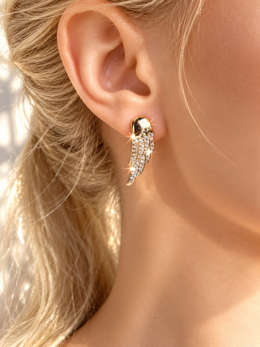 Комплект украшений "Крылья ангела": подвеска и серьги Xuping Jewelry