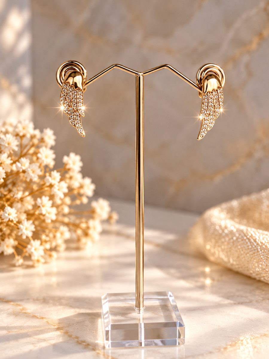Комплект украшений "Крылья ангела": подвеска и серьги Xuping Jewelry