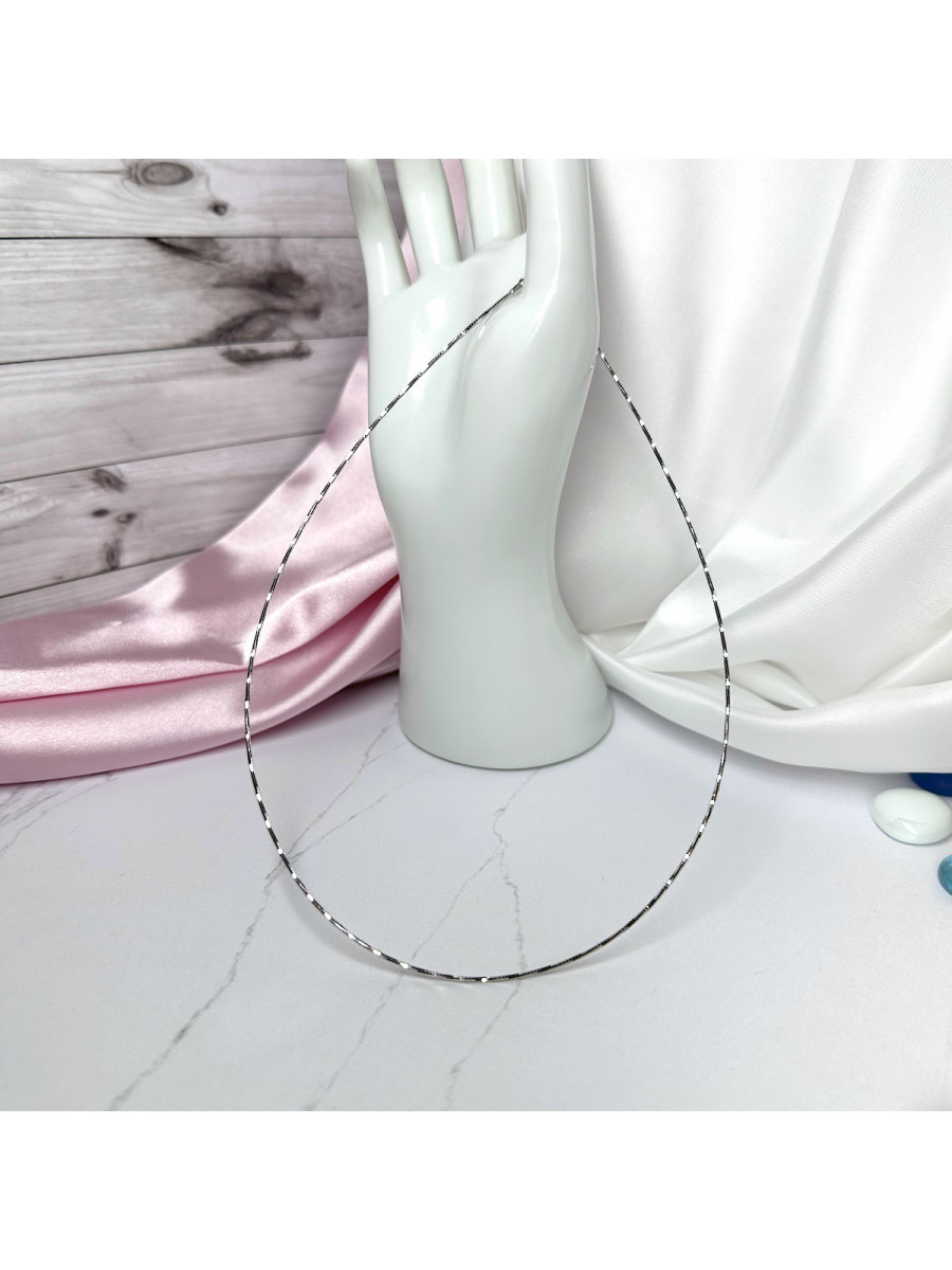 Чокер-струна в серебре 44 см. x 1 мм. Xuping Jewelry