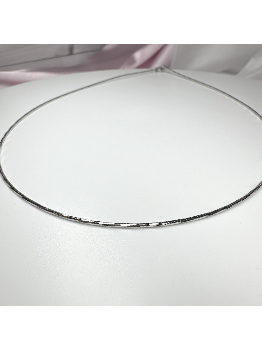 Чокер-струна в серебре 44 см. x 1 мм. Xuping Jewelry