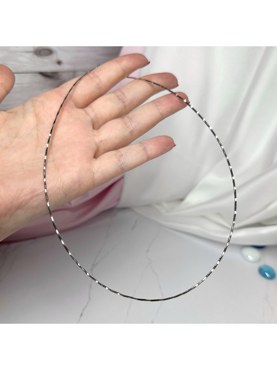Чокер-струна в серебре 44 см. x 1 мм. Xuping Jewelry