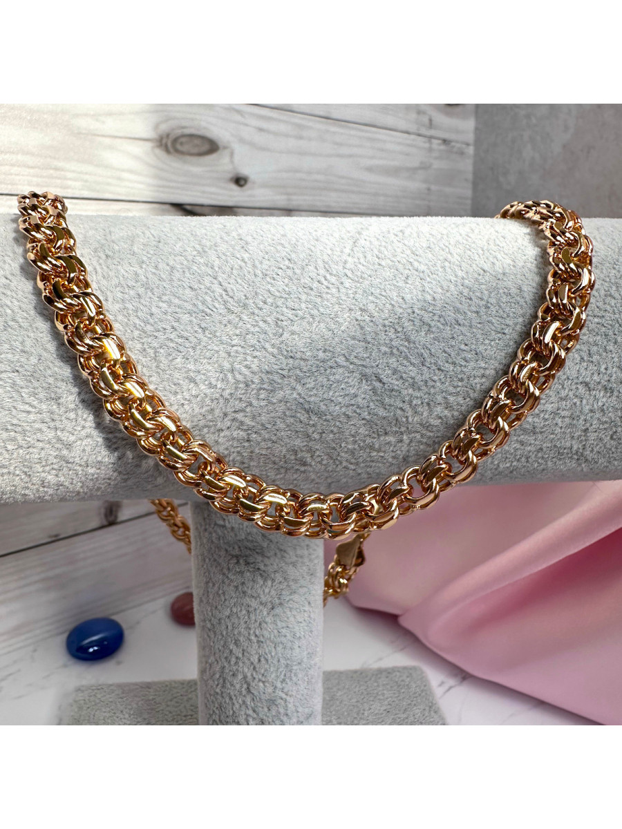 Цепочка-чокер для мужчин и женщин 45 x 0.7 см., плетение Бисмарк, Xuping Jewelry