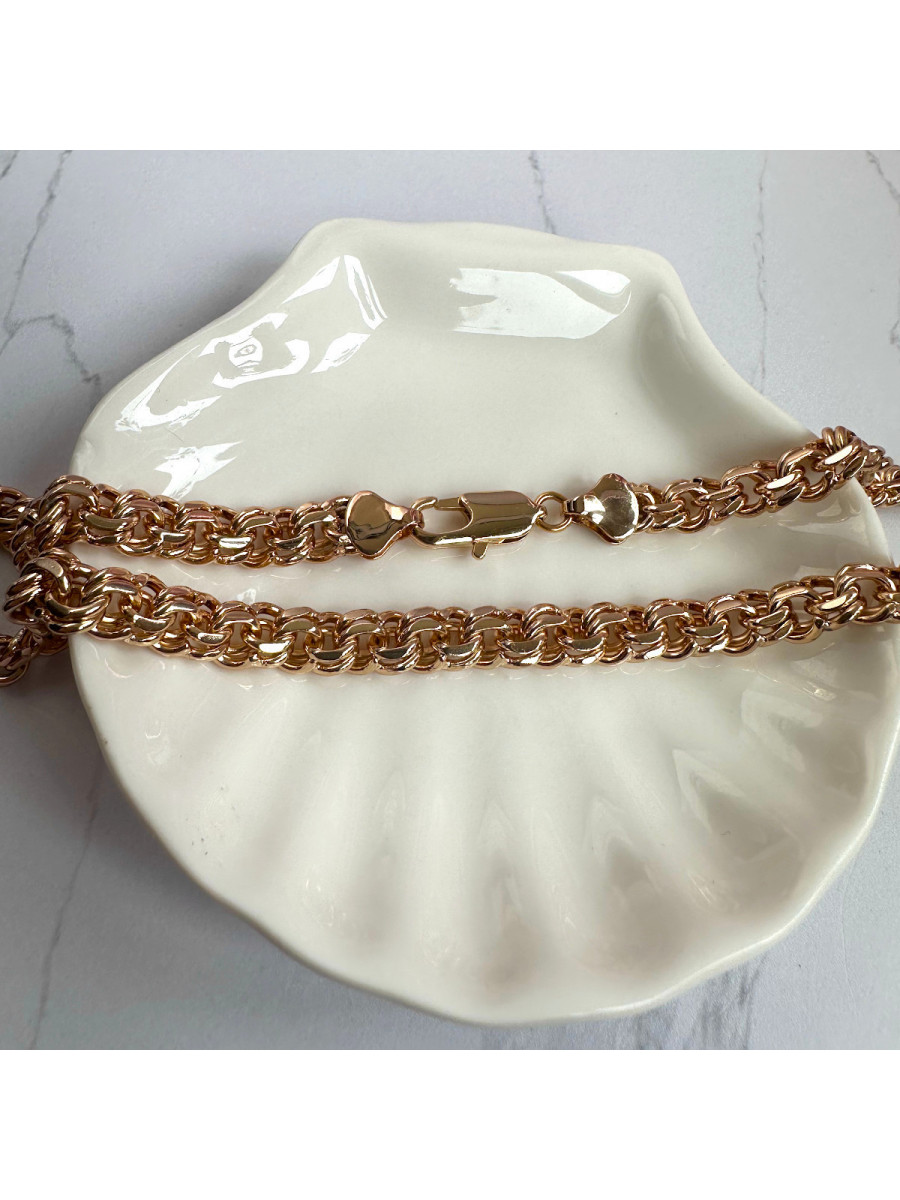 Цепочка-чокер для мужчин и женщин 45 x 0.7 см., плетение Бисмарк, Xuping Jewelry