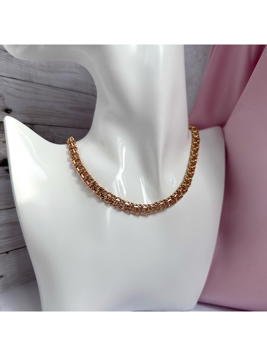 Цепочка-чокер для мужчин и женщин 45 x 0.7 см., плетение Бисмарк, Xuping Jewelry