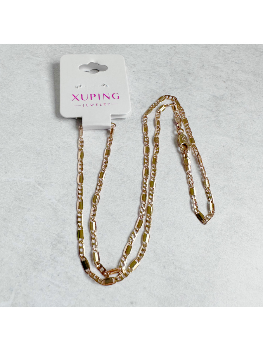 Цепочка Xuping с плетением Фигаро (45 см.)