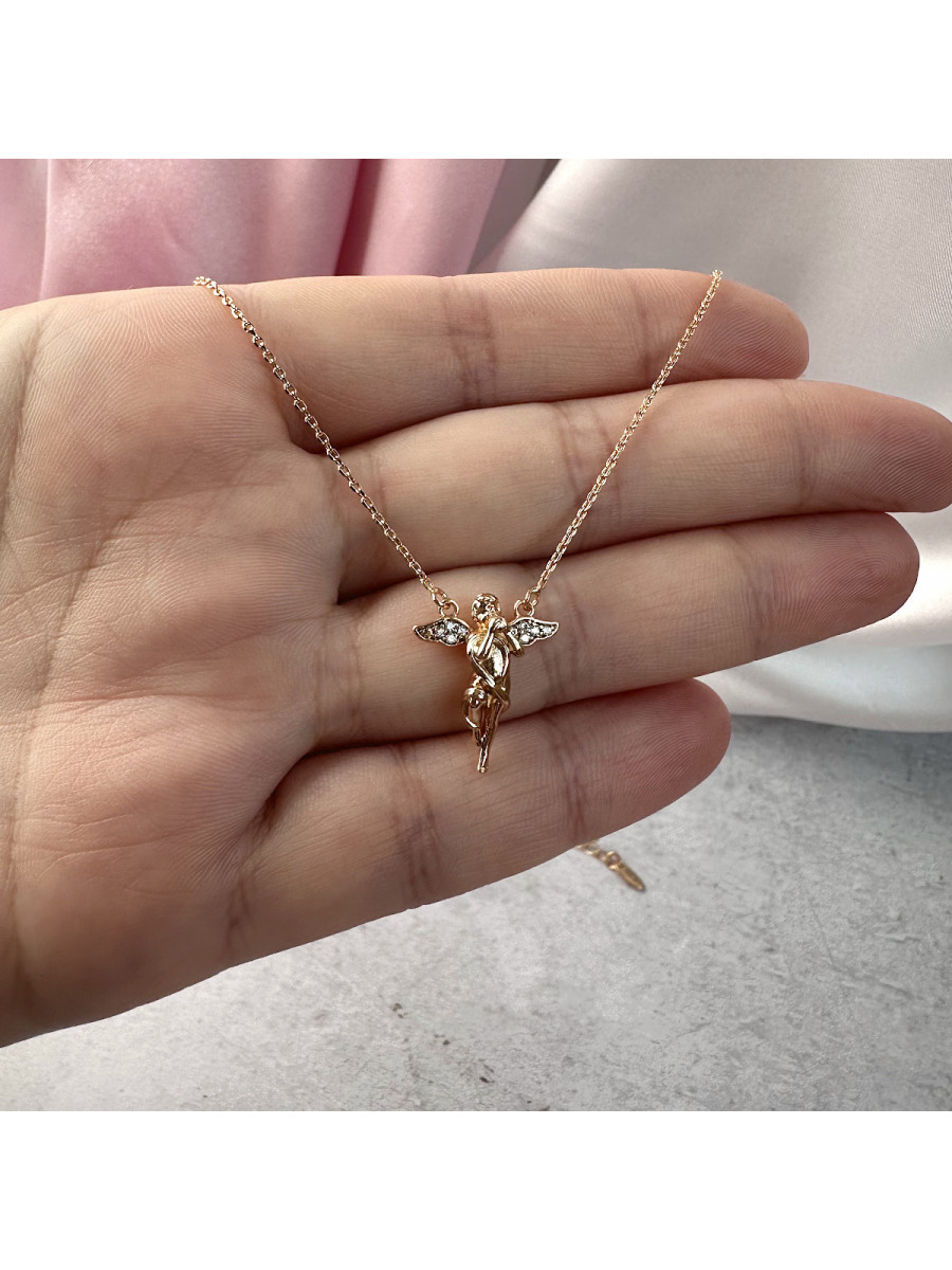 Колье "Ангел трубящий" в золоте, ювелирная бижутерия от Xuping Jewelry Колье "Ангел трубящий" в золоте, ювелирная бижутерия от Xuping Jewelry