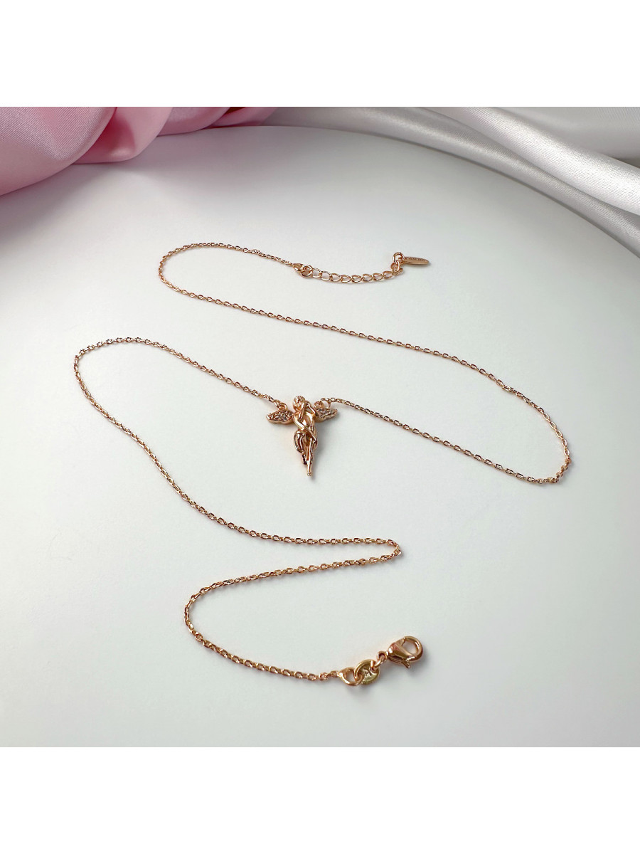 Колье "Ангел трубящий" в золоте, ювелирная бижутерия от Xuping Jewelry Колье "Ангел трубящий" в золоте, ювелирная бижутерия от Xuping Jewelry