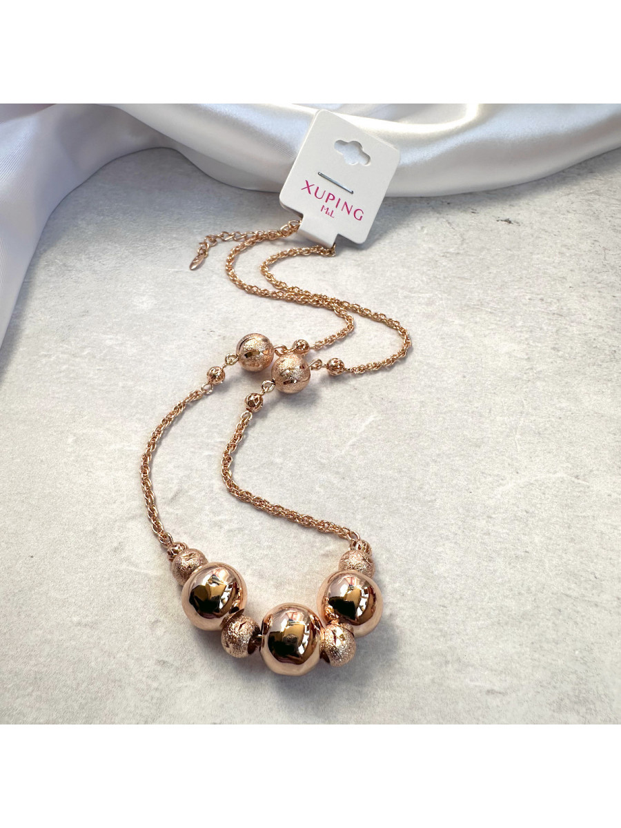 Колье с шариками 45-50 см., Xuping Jewelry Колье с шариками 45-50 см., Xuping Jewelry