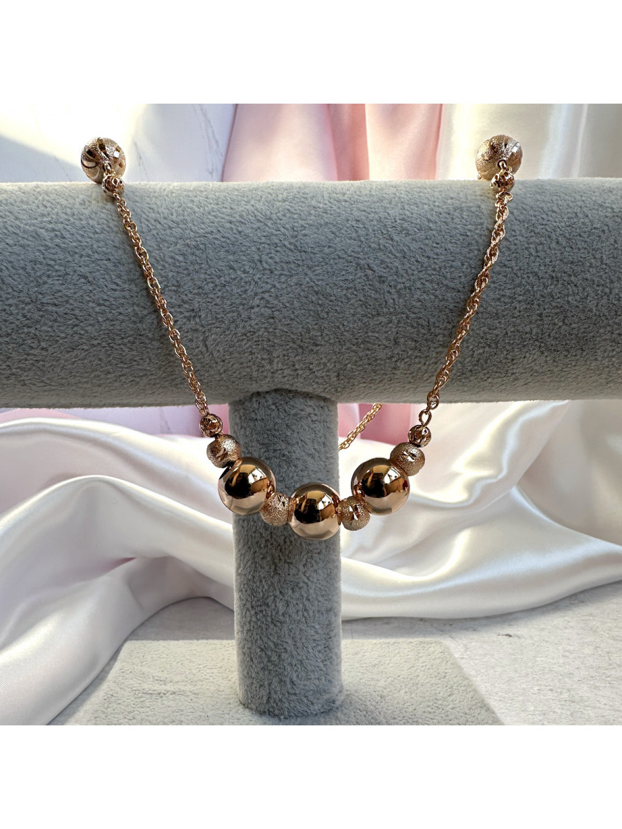 Колье с шариками 45-50 см., Xuping Jewelry Колье с шариками 45-50 см., Xuping Jewelry