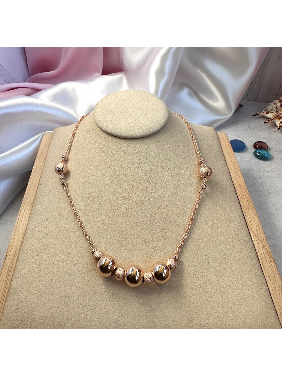 Колье с шариками 45-50 см., Xuping Jewelry Колье с шариками 45-50 см., Xuping Jewelry