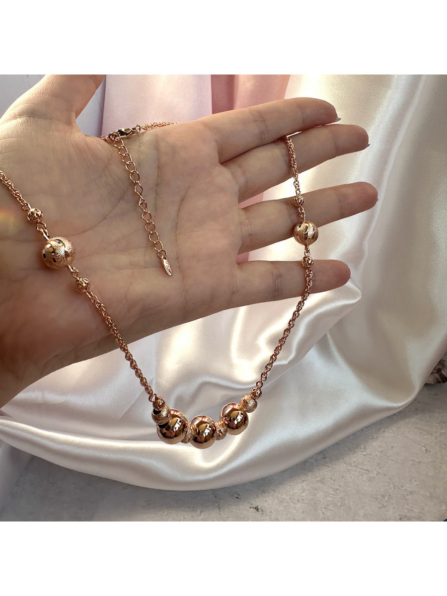 Колье с шариками 45-50 см., Xuping Jewelry Колье с шариками 45-50 см., Xuping Jewelry