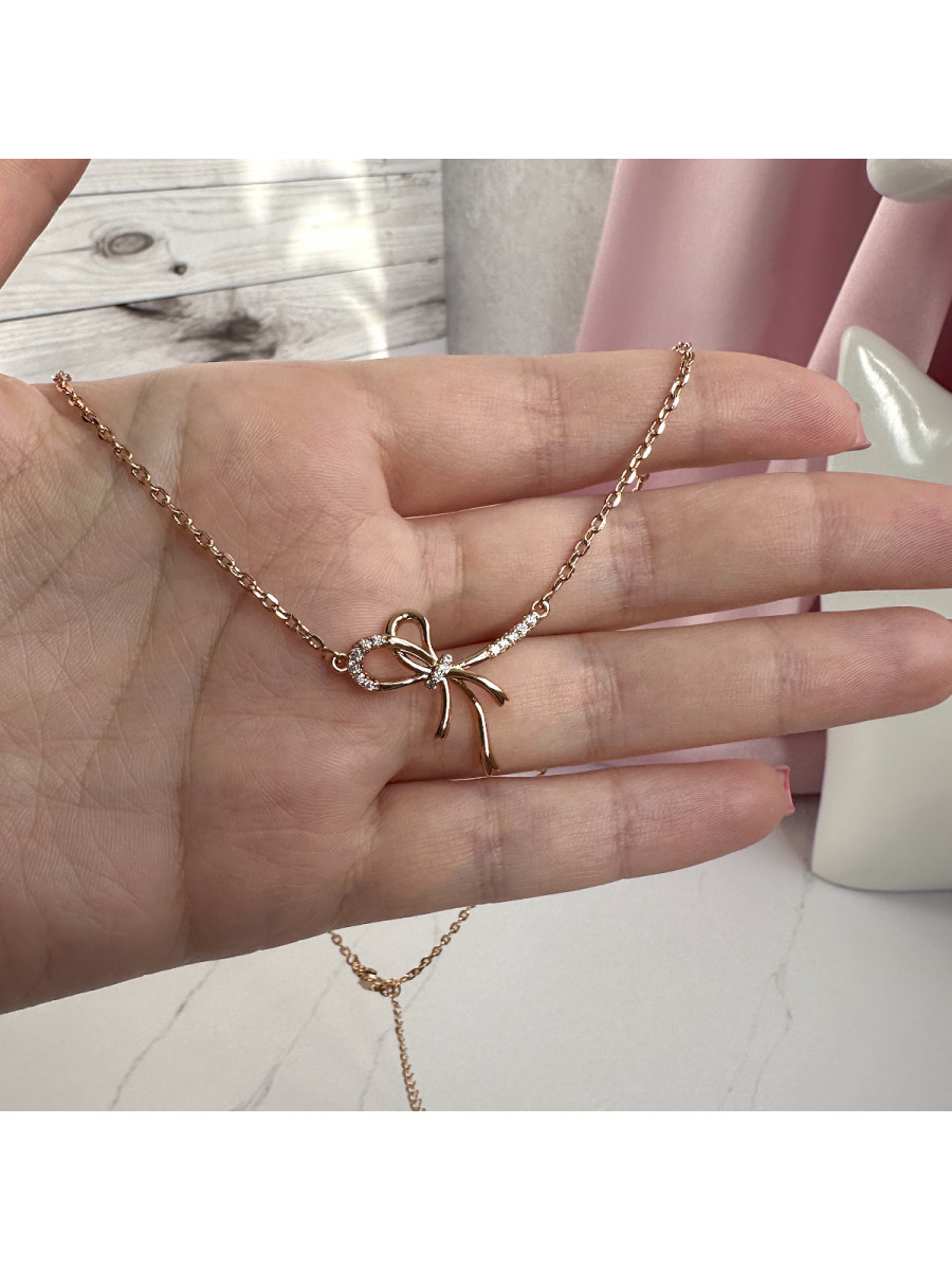 Колье с бантиком (40-45 см.), Xuping Jewelry