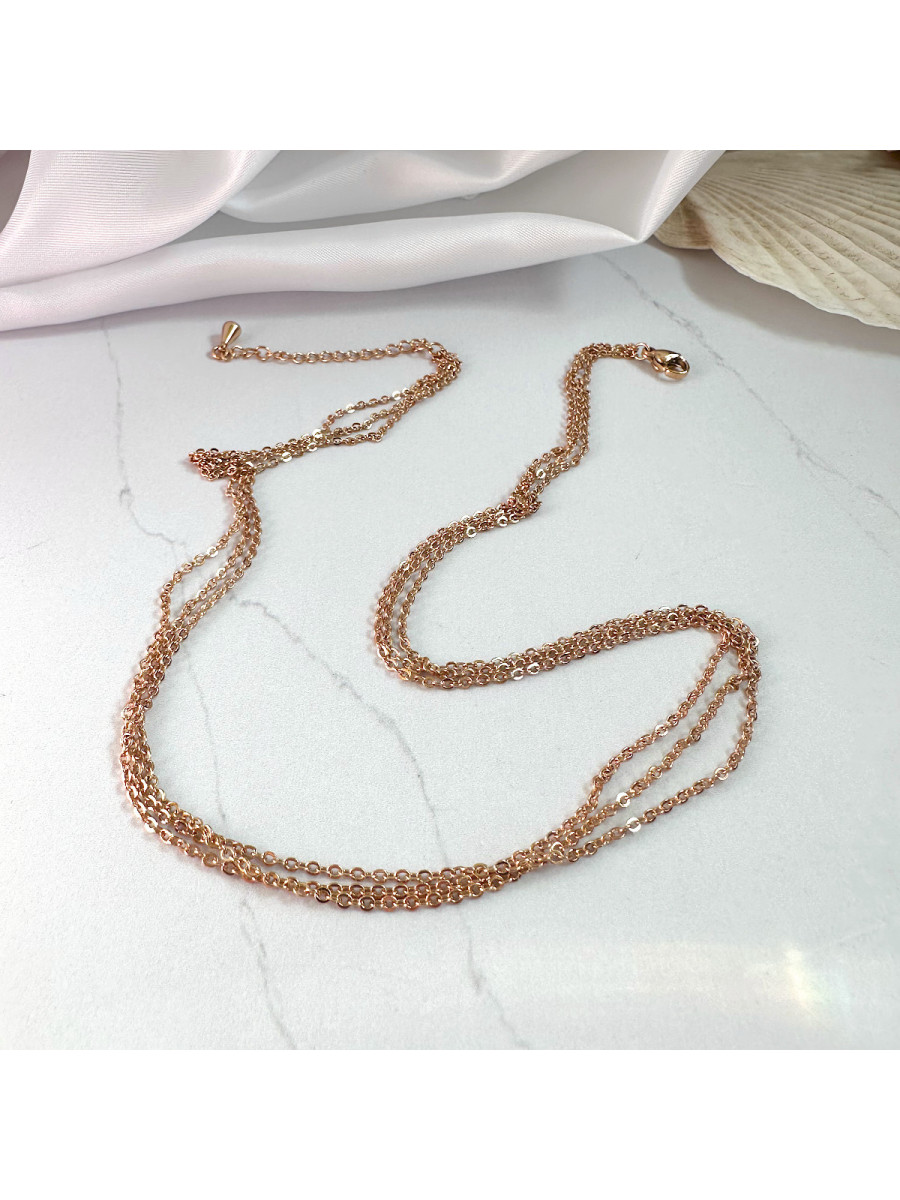 Колье - тройная цепочка, Xuping Jewelry Колье - тройная цепочка, Xuping Jewelry