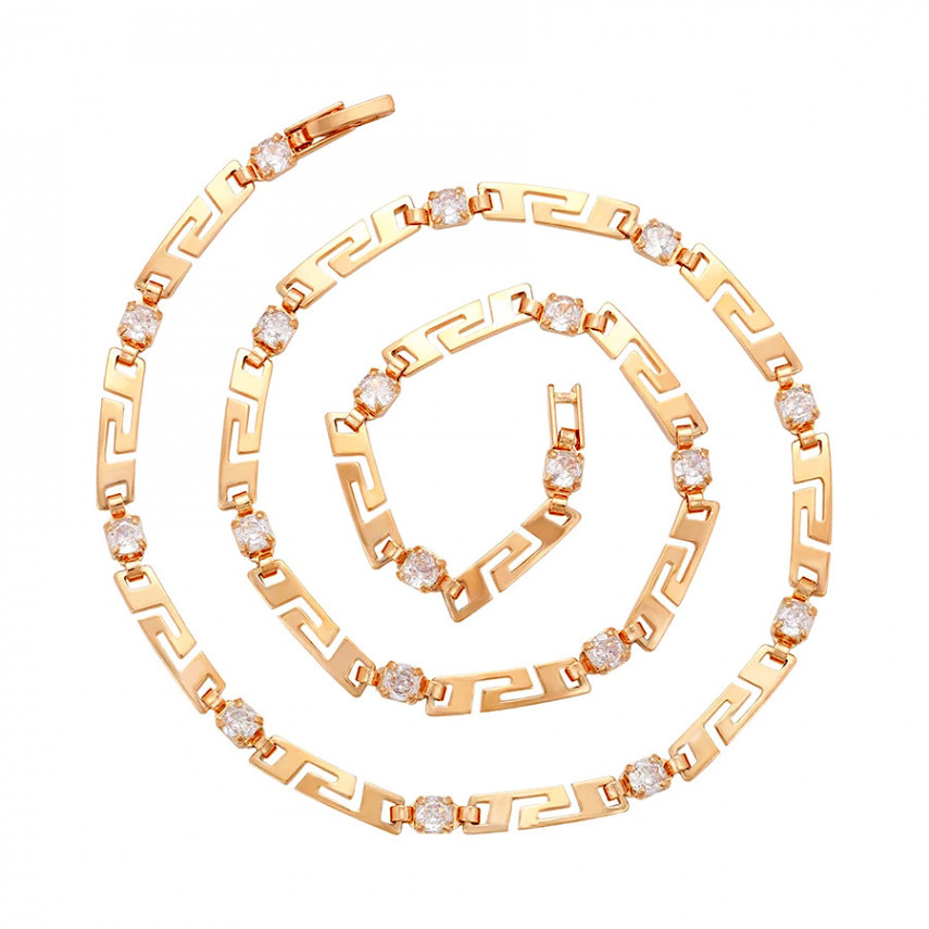 Колье «Фараон» 45 x 0,4 см. в золоте, Xuping Jewelry