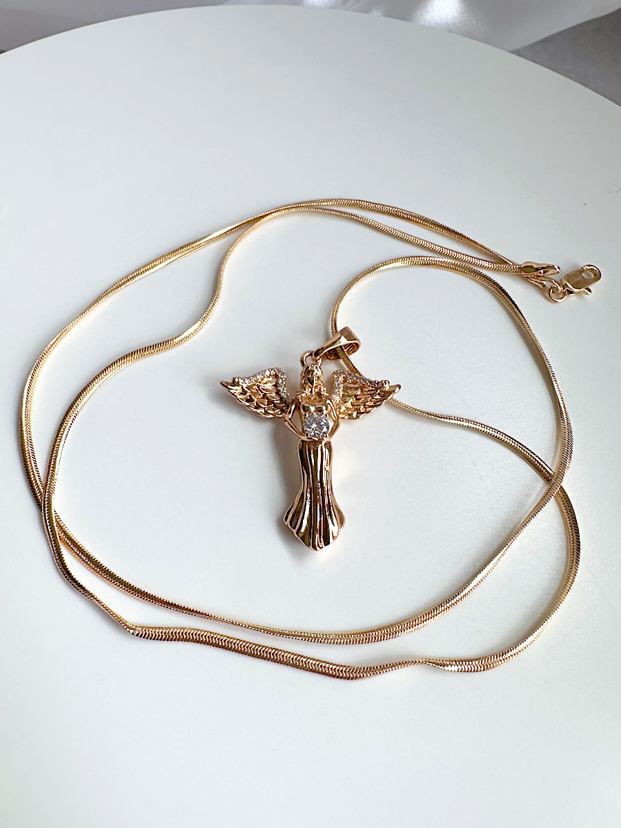 Подвеска "Ангел-Хранитель" с цепочкой 60 см., Xuping Jewelry