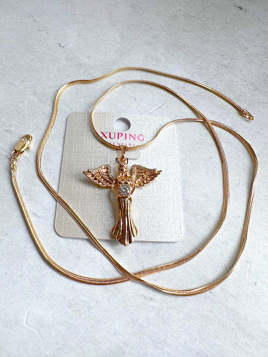 Подвеска "Ангел-Хранитель" с цепочкой 60 см., Xuping Jewelry
