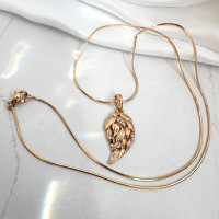 Подвеска "Крыло ангела" на цепочке 55 см., Xuping Jewelry
