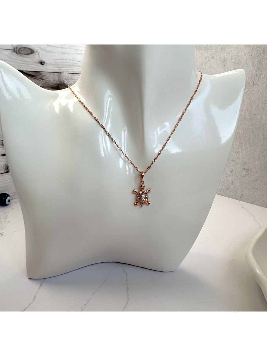 Подвеска "Мудрая Черепаха" с цепочкой 45 см., Xuping Jewelry Подвеска "Мудрая Черепаха" с цепочкой 45 см., Xuping Jewelry