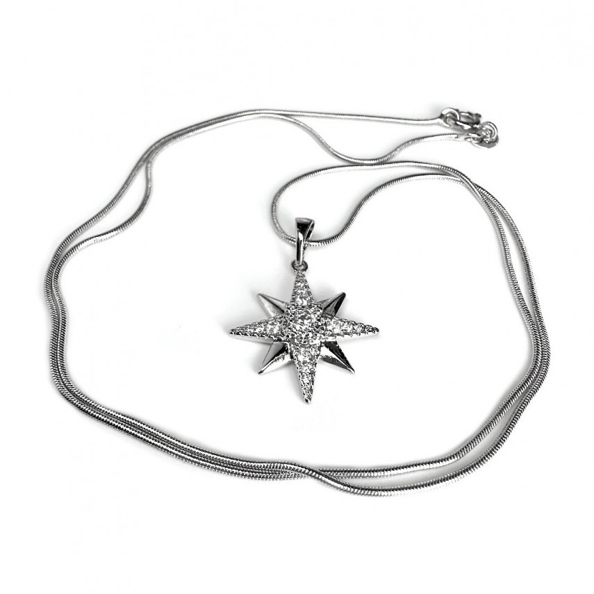 Подвеска "Путеводная звезда" с цепочкой 50 см., Xuping Jewelry
