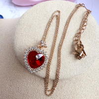 Колье Xuping Jewelry с кристаллом Сваровски "Сердце королевы"