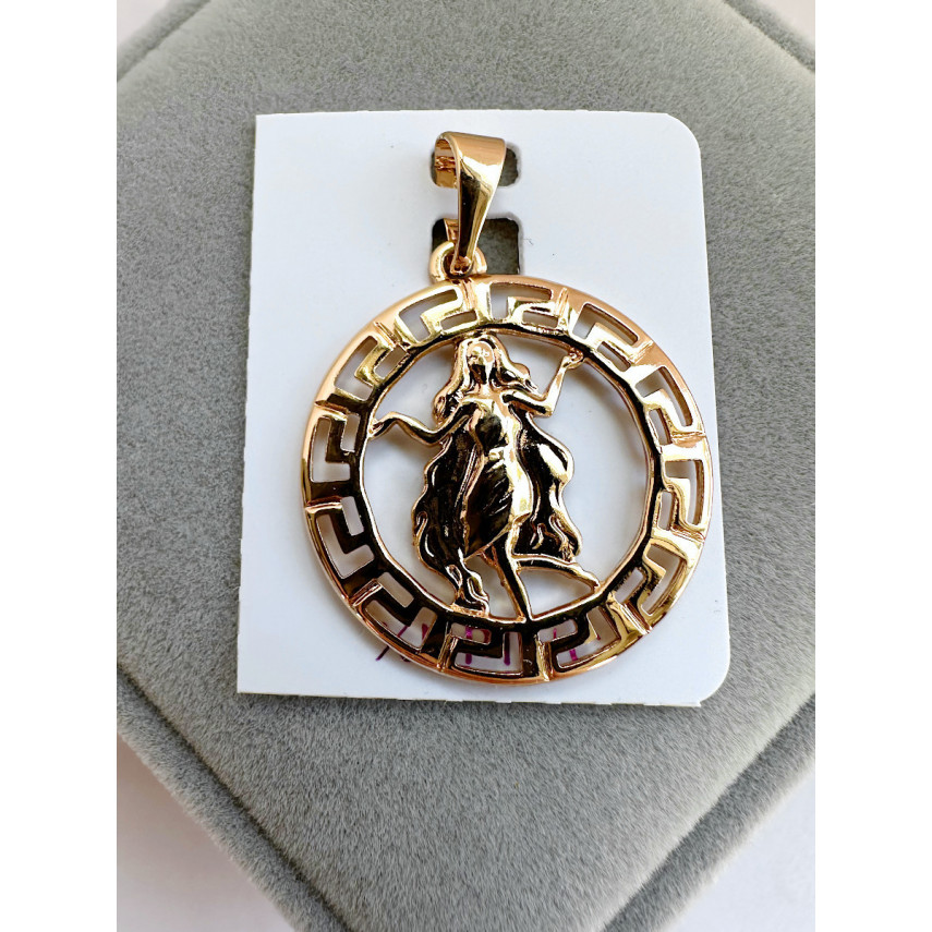 Подвеска "Дева" в стиле "Версаче" в золоте, Xuping Jewelry