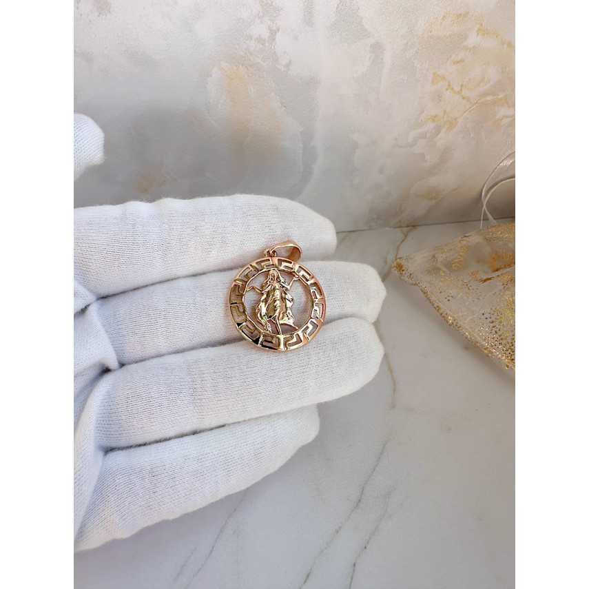 Подвеска "Дева" в стиле "Версаче" в золоте, Xuping Jewelry