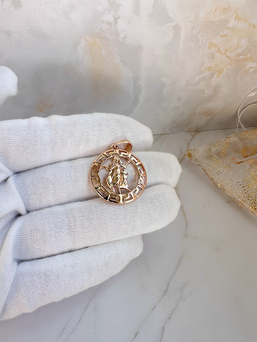Подвеска "Дева" в стиле "Версаче" в золоте, Xuping Jewelry Подвеска "Дева" в стиле "Версаче" в золоте, Xuping Jewelry