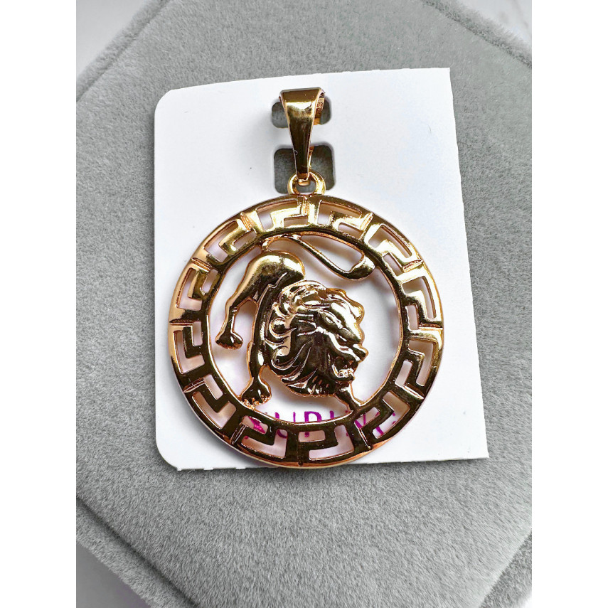 Подвеска "Лев" в стиле "Версаче" в золоте, Xuping Jewelry