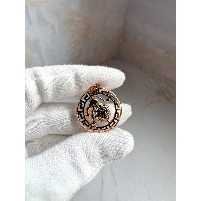 Подвеска "Лев" в стиле "Версаче" в золоте, Xuping Jewelry