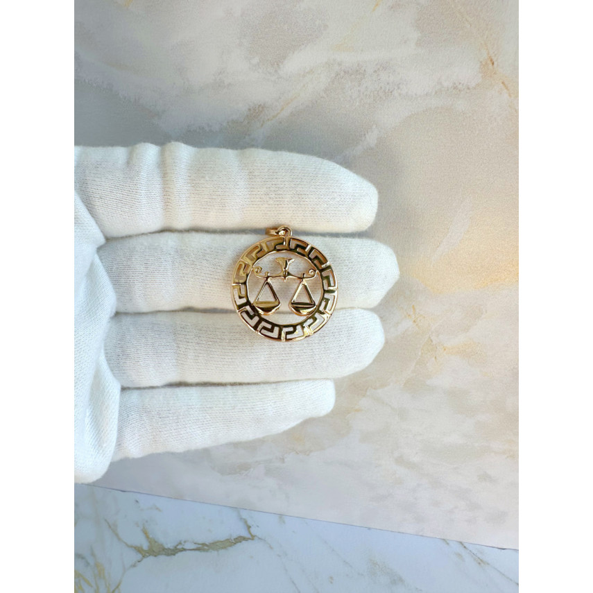 Подвеска "Весы" в стиле "Версаче" в золоте, Xuping Jewelry