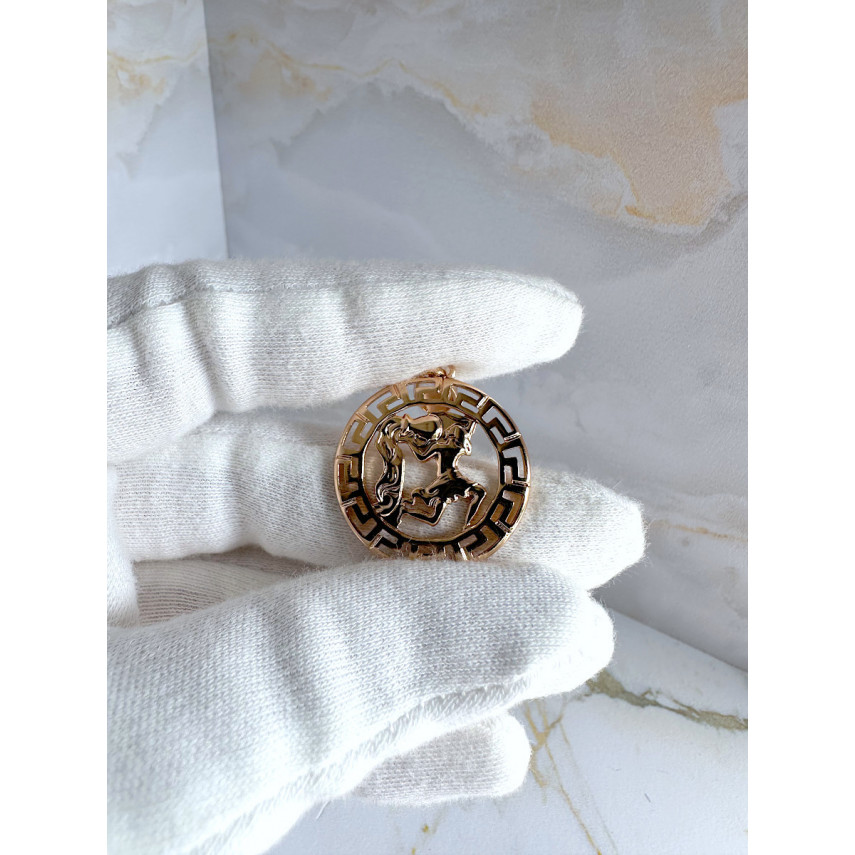 Подвеска "Водолей" в стиле "Версаче" в золоте, Xuping Jewelry
