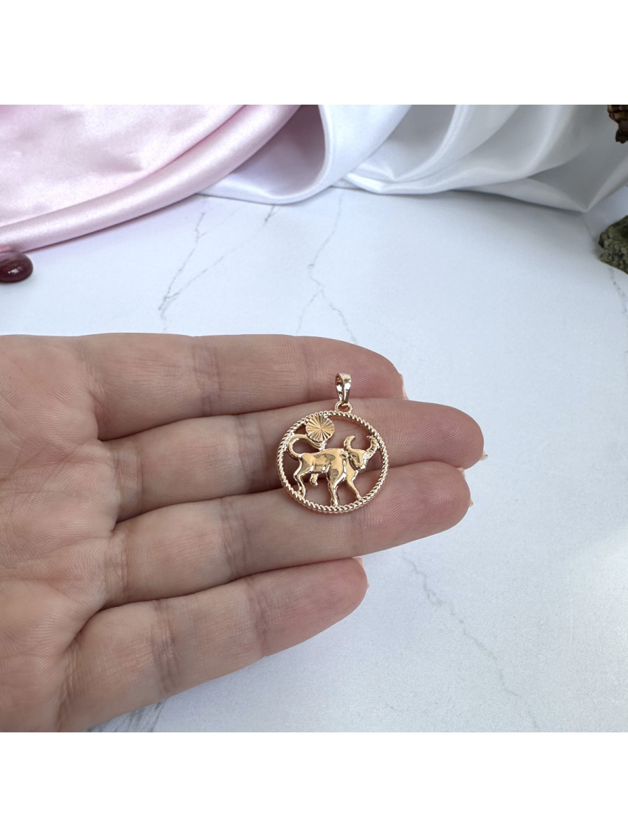 Телец - подвеска со знаком зодиака, Xuping Jewelry Телец - подвеска со знаком зодиака, Xuping Jewelry